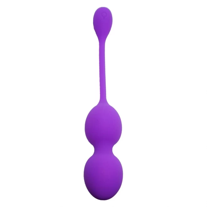 Vibrating Kegel Balls 32mm 80g Purple 10 function USB - Boss Series