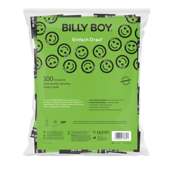 Prezerwatywy Billy Boy Einfach Drauf 100szt.