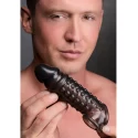 1.5 inch penis enhancer sleeve - smoke