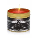 Fever red hot wax paraffin candle