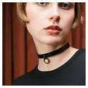 Skórzana obroża Leather Thin Choker