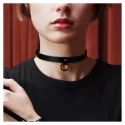 Skórzana obroża Leather Thin Choker