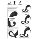 Korek stumulujący punkt P Rebel 3 Piece Prostate Plug