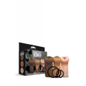 HAPPY ENDING MSTR B8 SIX PACK ASS MOUTH PUSSY STROKER W/SIX RINGS