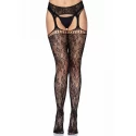 Rajstopy Lace garter belt stockings