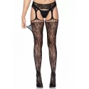 Rajstopy Lace garter belt stockings