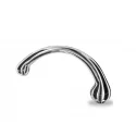 Podwójny masażer Curved Pleasure Steel Wand