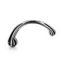 Podwójny masażer Curved Pleasure Steel Wand