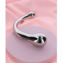 Podwójny masażer Curved Pleasure Steel Wand
