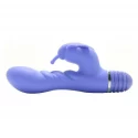 Stymulator ze stymulatorem łechtaczki Silicone Bendies Fluttering G