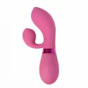 Wibrator ze stymulacją łechtaczki Rechargeable Vibrator Indeep Juna Magenta