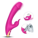 Wibrator ze stymulacją łechtaczki Air Pulse Amant pink