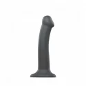 Dildo mono density matte grey s