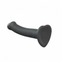 Dildo mono density matte grey s