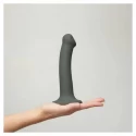 Dildo mono density matte grey s