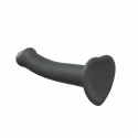 Dildo mono density matte grey s