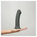 Dildo mono density matte grey s