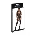 Hot fantasy lingerie yara lace suspender bodystocking