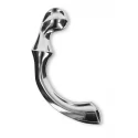 Mestalowy podwójny masażer Ribbed Pleasure Steel Wand