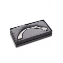Mestalowy podwójny masażer Ribbed Pleasure Steel Wand
