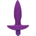 Aria Silicone Vibrating Anal Plug - Small
