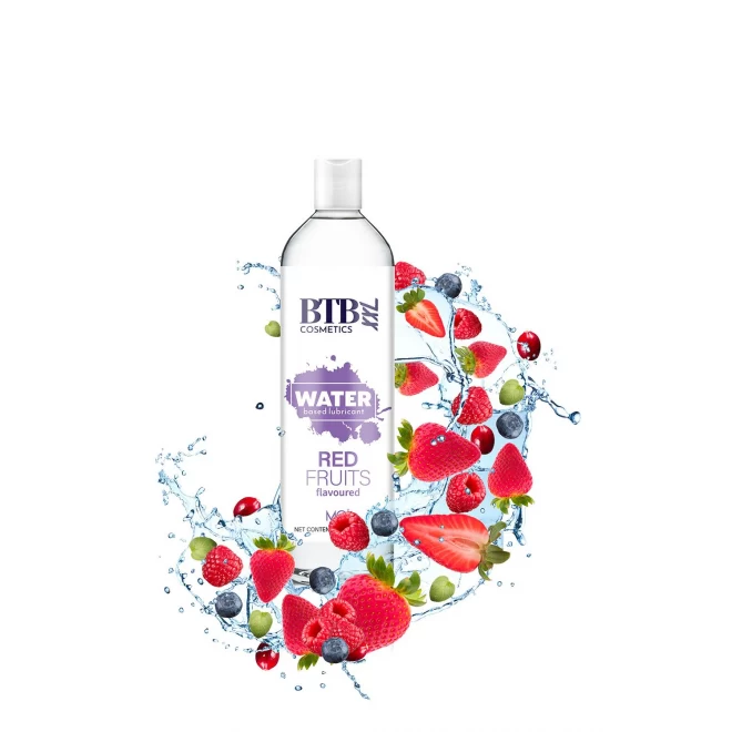 BTB WATER BASED FLAVORED RED FRUITS LUBRICANT 250ML