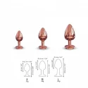 Plug analny z diamentem rozmiar s