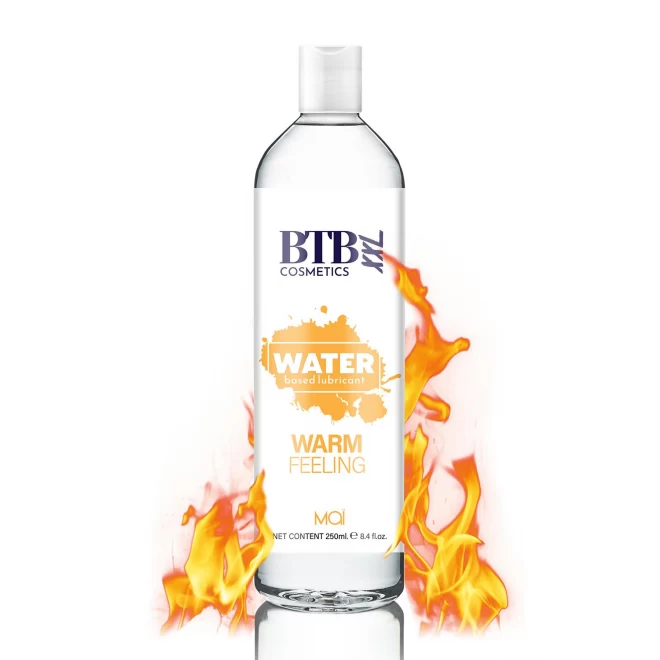 BTB WATER BASED WARM FEELING LUBRICANT 250ML