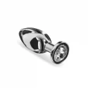 Duży stalowy korek analny Weighted Steel Butt Plug L