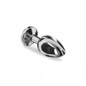 Średni stalowy korek analny Weighted Steel Butt Plug M