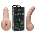 Dwustronne dildo z anusem The Mangina Vanilla