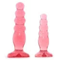 2 korki analne Crystal Jellies Anal Delight (3 kolory)