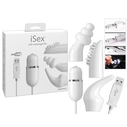 Zestaw stymulatorów na usb Isex massage kit