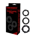 Zestaw Pierścieni Erekcyjnych Power Escorts Beaded Cockring 3 pack