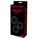 Zestaw Pierścieni Erekcyjnych Power Escorts Beaded Cockring 3 pack