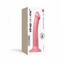 Dildo mono density metallic shine old rose m