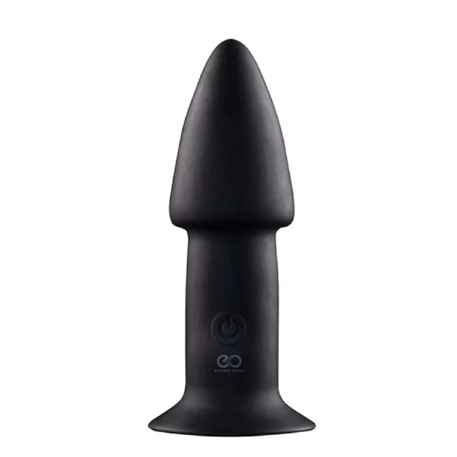 5INCH RECHARGEABLE BUTTPLUG BLACK