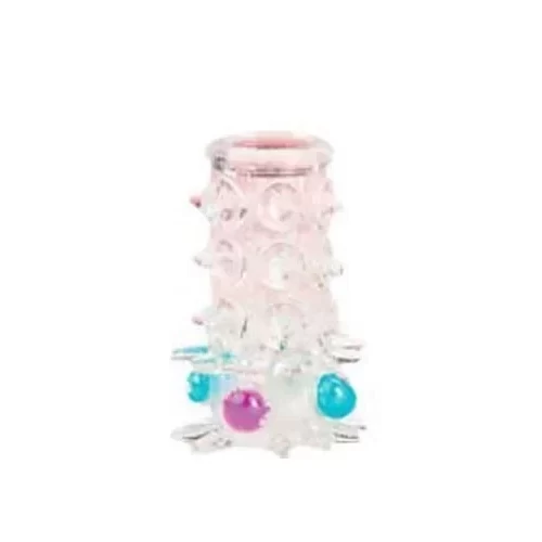 Silikonowa nasadka uciskowa Japanese Culture Pearl Tickler Ring