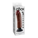 Super Realistyczny wibrator z przyssawką King Cock Vibrating Cock 8 (2 kolory)