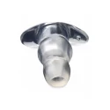 Clear view hollow anal plug - medium