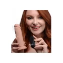 Power player 28x vibrating dildo w/rc