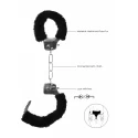 Beginner's furry hand cuffs - with quick-release button