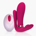 Wibrator uniwersalny z pilotem- Remote wearable vibrator RED
