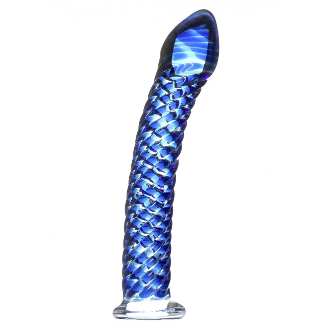 Luksusowe, szklane dildo Icicles No.29