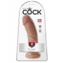 Realistyczne dildo z przyssawką King Cock 8'' (20cm)