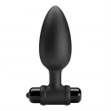 Pretty Love Vibro Anal Butt Plug Black