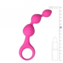 Purple Silicone Anal Bead Dildo