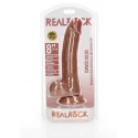 Dildo with balls and suction cup - 8''/ 20,5 cm