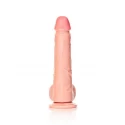 Dildo with balls and suction cup - 9''/ 23 cm