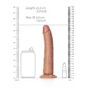 Dildo without balls with suction cup - 8''/ 20,5 cm